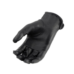 Milwaukee Leather black leather motorcycle glove