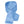 Miracool blue cooling neck wrap with textured fabric