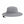Grey Mission bucket hat with adjustable chin strap