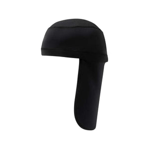 Mission black cooling skull cap with neck flap