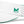 White Mission visor with green trim and perforated side panel