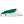 White and green Mission athletic visor with perforated side panels and adjustable strap