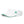 White Mission visor with green trim and logo