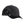 Black Mission baseball cap with perforated side panels and rear strap