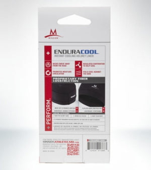 Mission Enduracool instant cooling helmet liner product packaging back view