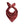 Mission red bandana with white paisley pattern
