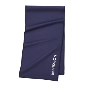 Navy blue Mission cooling towel