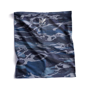 Mission blue camouflage neck gaiter