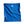 Blue Mission neck gaiter with white logo