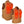 Mobile Warming tan heated vest showing front and back heating elements