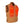 Mobile Warming tan heated vest with glowing orange heating elements on the chest