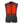 Mobile Warming black heated vest with visible red heating elements on chest