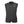 Mobile Warming black sleeveless heated vest with front zipper and brand logo