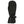 Mobile Warming black heated mitten with adjustable wrist strap and power button