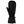 Mobile Warming black insulated mitten with textured palm grip and adjustable wrist strap