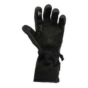 Mobile Warming black heated glove with textured palm grip
