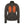 Mobile Warming black quilted heated jacket with orange chest heating zones