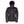 Mobile Warming black hooded jacket with purple zipper and trim