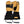 Mobile Warming tan and black leather heated mittens with wrist straps