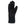 Mobile Warming black glove with textured grip palm and ribbed cuff