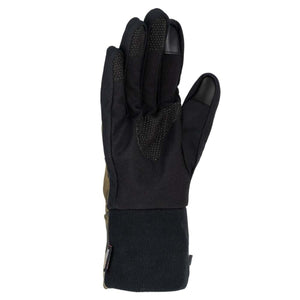 Mobile Warming black glove with textured grip palm and ribbed cuff