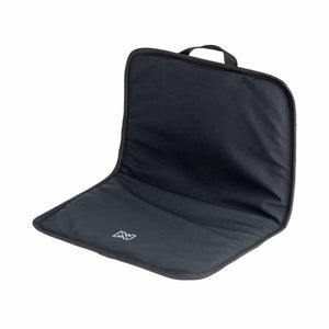 Mobile Warming black heated seat cushion with carrying handle