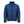Mobile Warming blue quilted puffer jacket with a high collar and front zipper closure
