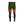 Mobile Warming olive green heated base layer leggings with orange heating element graphics on thighs