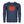 Mobile Warming navy blue long sleeve base layer shirt with glowing red heating element graphic on chest