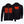 Mobile Warming black hooded jacket showing front and back heating elements