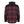 Back view of a Mobile Warming red and black plaid hooded jacket