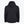 Back view of a black hooded jacket