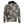 Mobile Warming hooded jacket in camouflage print with tan zipper details