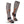 Mobile Warming grey and orange heated socks with side zipper