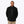 Man wearing a black Mobile Warming fleece jacket with a full zip front