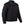 Mobile Warming black work jacket with corduroy collar and front zipper