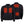Mobile Warming black heated jacket showing front and back heating elements