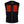 Mobile Warming black heated vest with glowing red heating elements on the chest