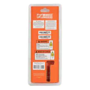 Mobile Warming battery and cable pack in retail blister packaging with warning labels