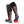 Mobile Warming black knee high socks with grey and orange accents
