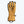 Mobile Warming tan leather glove with black trim and wrist strap