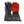 Mobile Warming black heated gloves with visible red heating elements