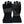 Mobile Warming black heated gloves with adjustable wrist strap and power button