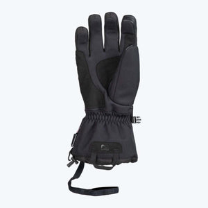 Mobile Warming black insulated winter glove with wrist strap