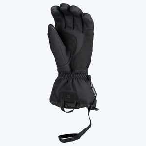 Mobile Warming black insulated winter glove with wrist strap