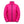 Mobile Warming bright pink quilted puffer jacket with a black front zipper