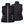 Mobile Warming black quilted puffer vest with white front zipper and side pockets