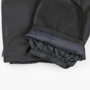 Mobile Warming black ski pant cuff with Recco reflector and internal snow gaiter