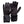 Mobile Warming black heated gloves with power button on cuff