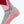 Mobile Warming grey and pink performance sock heel detail